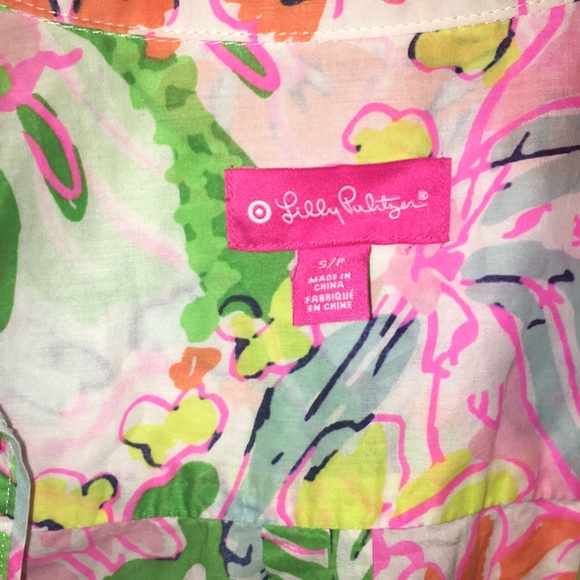 LILLY FOR TARGET BUTTON UP - Picture 2 of 2